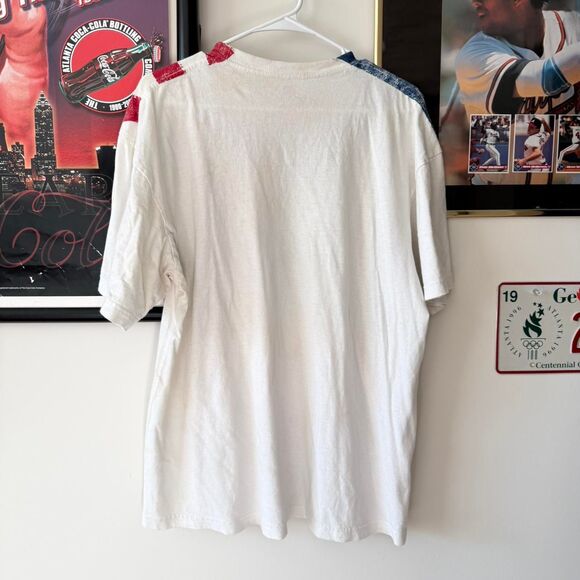 Y2K Faded Glory American Flag Tee - Picture 4 of 5